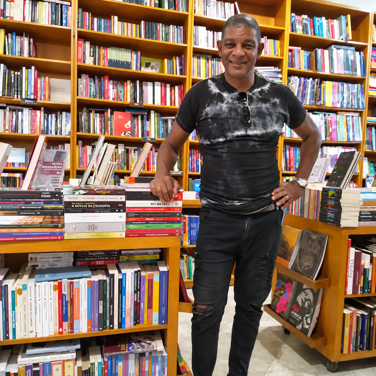 Palestra de Dante Negro sobre filosofia e literatura